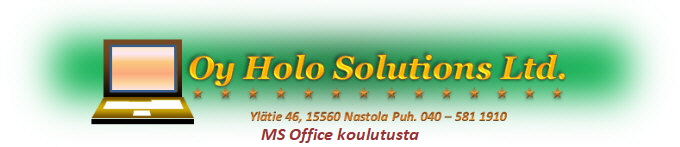 MS Office koulutusta
